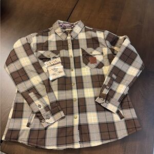 DIXXON AMARILLO SHERPA FLANNEL JACKET